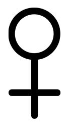 Alchemical Symbol for Copper